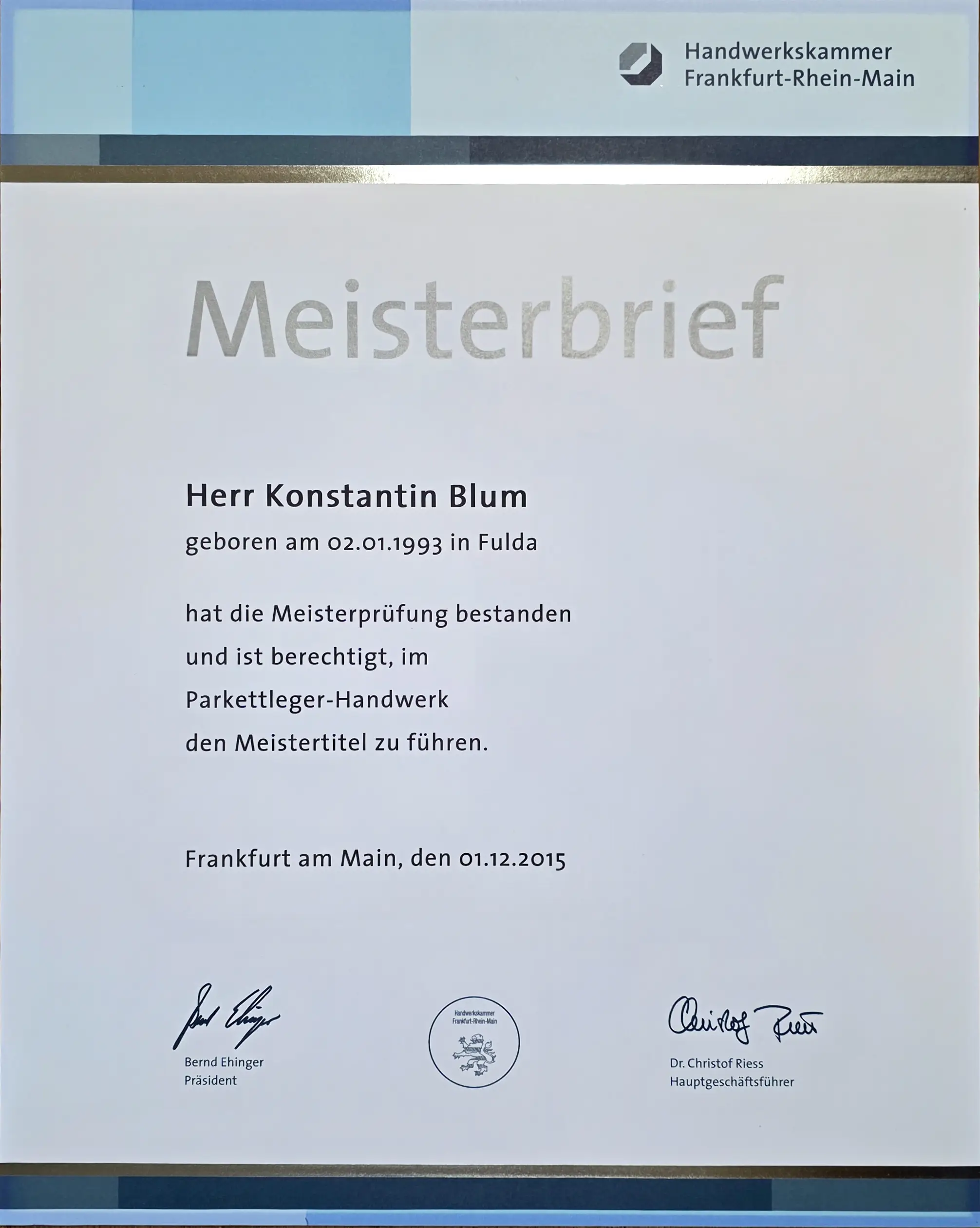 Meisterbrief